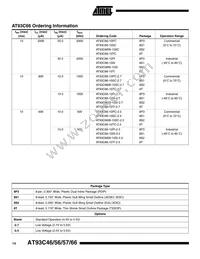AT93C66-10SC Datasheet Page 14