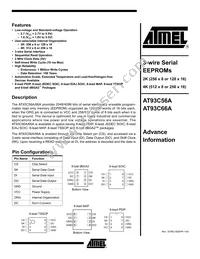 AT93C66A-10TI-2.7-T Datasheet Cover