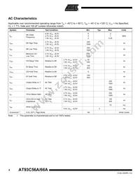 AT93C66A-10TI-2.7-T Datasheet Page 4