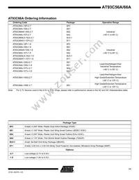AT93C66A-10TI-2.7-T Datasheet Page 11