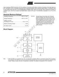 AT93C86-10TI-2.7 Datasheet Page 2