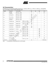 AT93C86-10TI-2.7 Datasheet Page 4