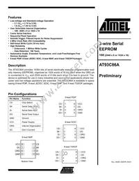 AT93C86A-10TI-2.7 Datasheet Cover