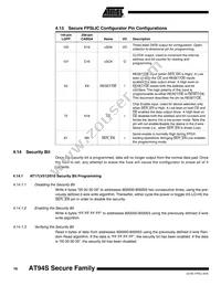 AT94S10AL-25BQI Datasheet Page 16