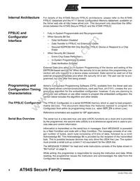 AT94S40AL-25BQI Datasheet Page 4