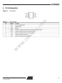 ATA6025-TAQY Datasheet Page 3