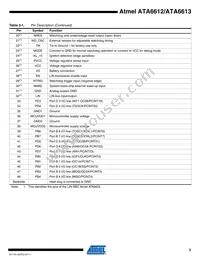 ATA6613P-PLQW Datasheet Page 3