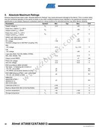 ATA6613P-PLQW Datasheet Page 20