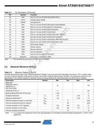 ATA6617-P3QW Datasheet Page 3