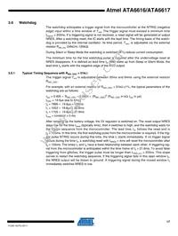 ATA6617-P3QW Datasheet Page 17