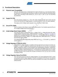 ATA6621N-PGQW Datasheet Page 4