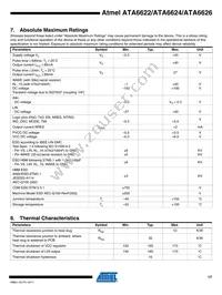 ATA6626-PGPW Datasheet Page 17