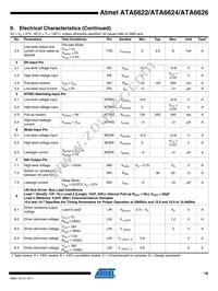 ATA6626-PGPW Datasheet Page 19