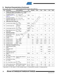 ATA6626-PGPW Datasheet Page 22