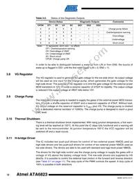 ATA6823-PHQW Datasheet Page 12