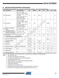 ATA6823-PHQW Datasheet Page 21