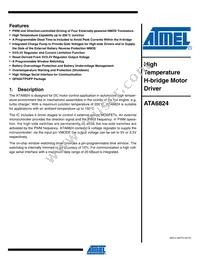 ATA6824C-PNQW Datasheet Cover