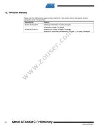 ATA6831C-PIQW Datasheet Page 16