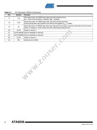 ATA6838-PXQW Datasheet Page 4