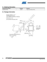 ATA6838-PXQW Datasheet Page 16