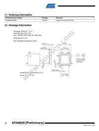 ATA6839-PXQW Datasheet Page 16