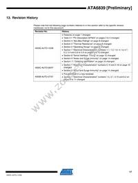 ATA6839-PXQW Datasheet Page 17