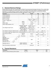 ATA6871-TLQW Datasheet Page 7