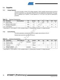 ATA6871-TLQW Datasheet Page 16