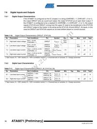 ATA6871-TLQW Datasheet Page 18