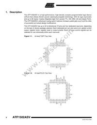 ATF1502ASV-15JI44 Datasheet Page 2