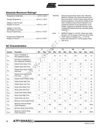ATF1504ASL-25QI100 Datasheet Page 12