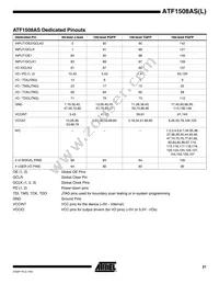 ATF1508AS-7JX84 Datasheet Page 21