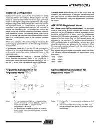 ATF16V8BQL-15XI Datasheet Page 7