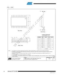 ATF16V8C-7XU Datasheet Page 20