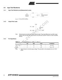 ATF16V8CZ-12JX Datasheet Page 6