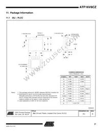 ATF16V8CZ-12JX Datasheet Page 21
