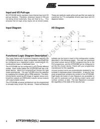 ATF20V8BQL-15PU Datasheet Page 6