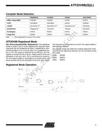 ATF20V8BQL-15PU Datasheet Page 7