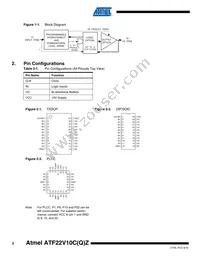 ATF22V10CQZ-20PI Datasheet Page 2