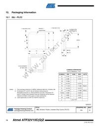 ATF22V10CQZ-20PI Datasheet Page 14
