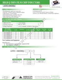 ATFC-0402HQ-4N7B-T Datasheet Cover
