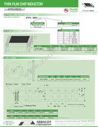 ATFC-0603-R10-GT Datasheet Page 2