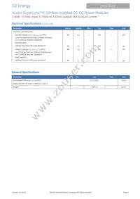ATH016A0X43Z Datasheet Page 4