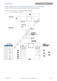 ATH016A0X43Z Datasheet Page 17