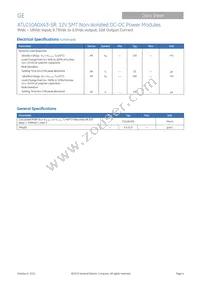 ATL010A0X43-SRZ Datasheet Page 4