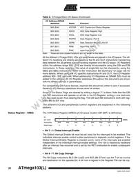 ATMEGA103L-4AI Datasheet Page 20