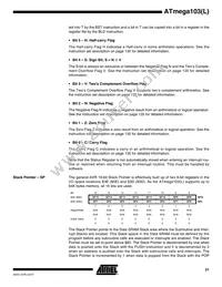 ATMEGA103L-4AI Datasheet Page 21