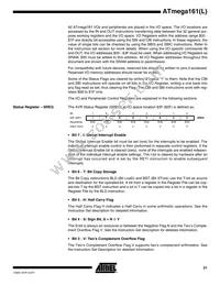 ATMEGA161L-4PI Datasheet Page 21