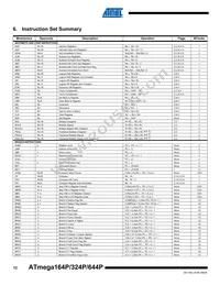 ATMEGA164P-20MCUR Datasheet Page 12