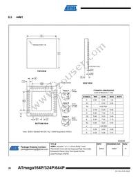 ATMEGA164P-20MCUR Datasheet Page 20